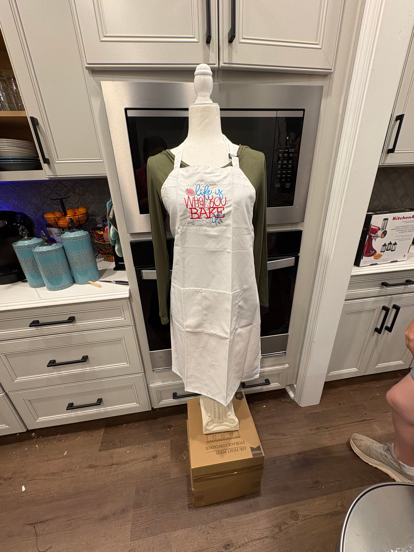 Life is What You Bake It Embroidered Apron