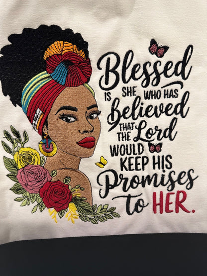 Blessed is She Tote Bag