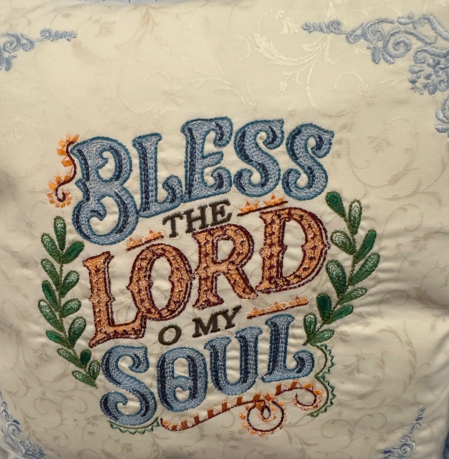 Bless The Lord Pillow