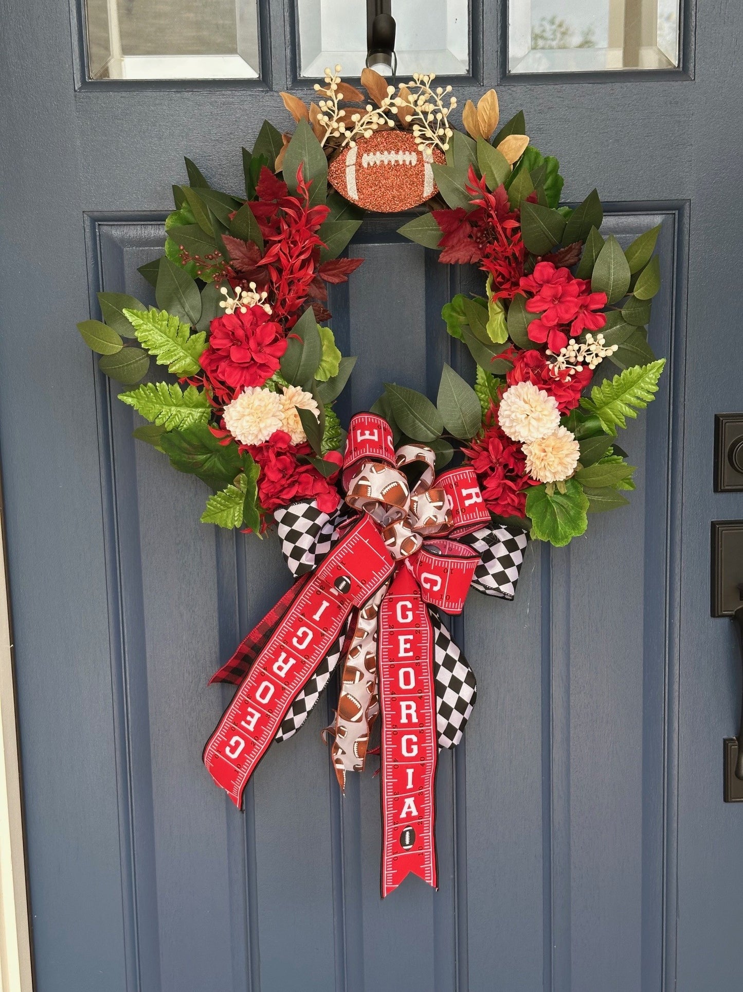 Georgia Football Wreath