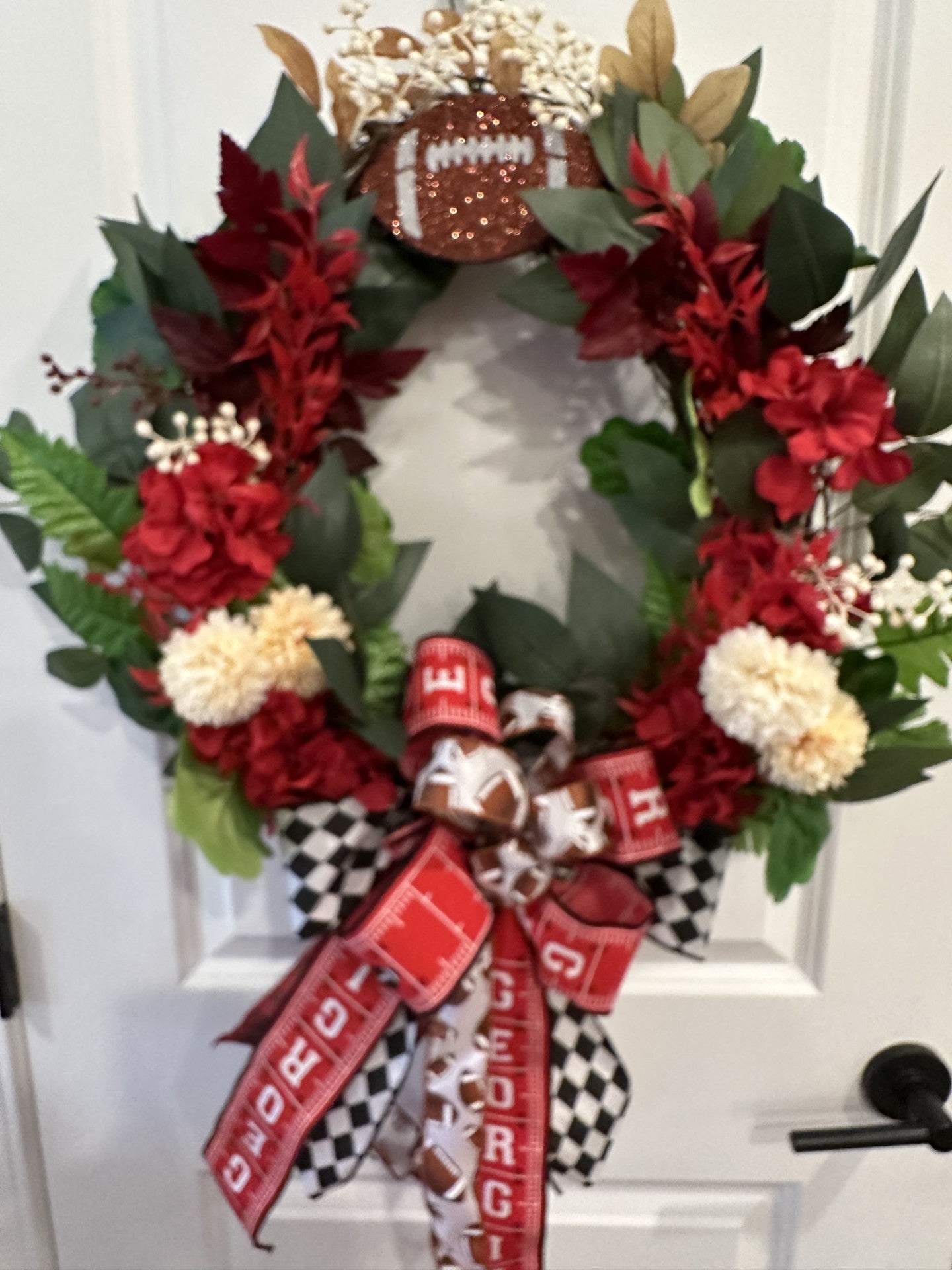 Georgia Football Wreath