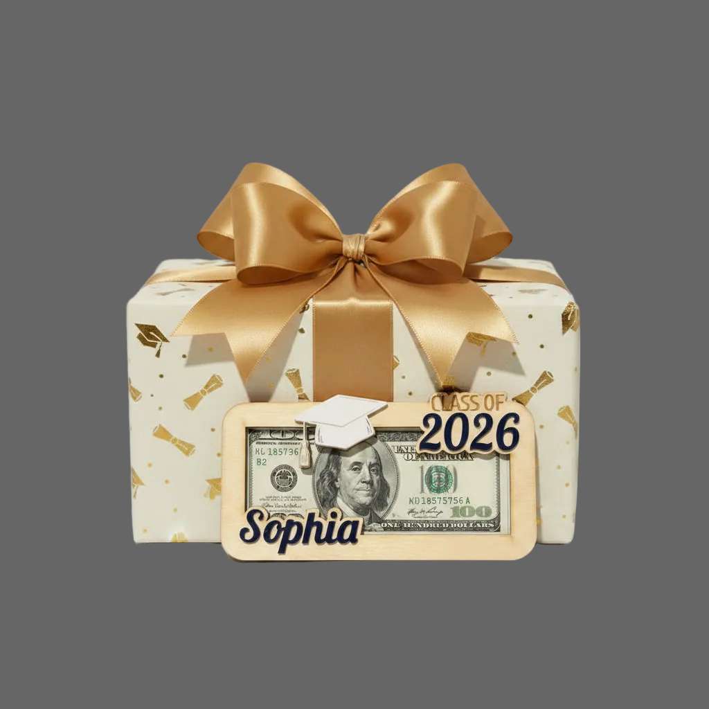 Personalized Graduation Money Holder - Class of 2026 Gift