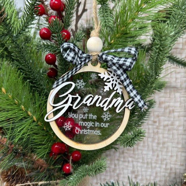 Grandma's Christmas Magic Ornament