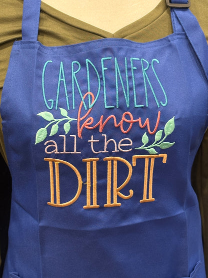BBQ Embroidered Apron