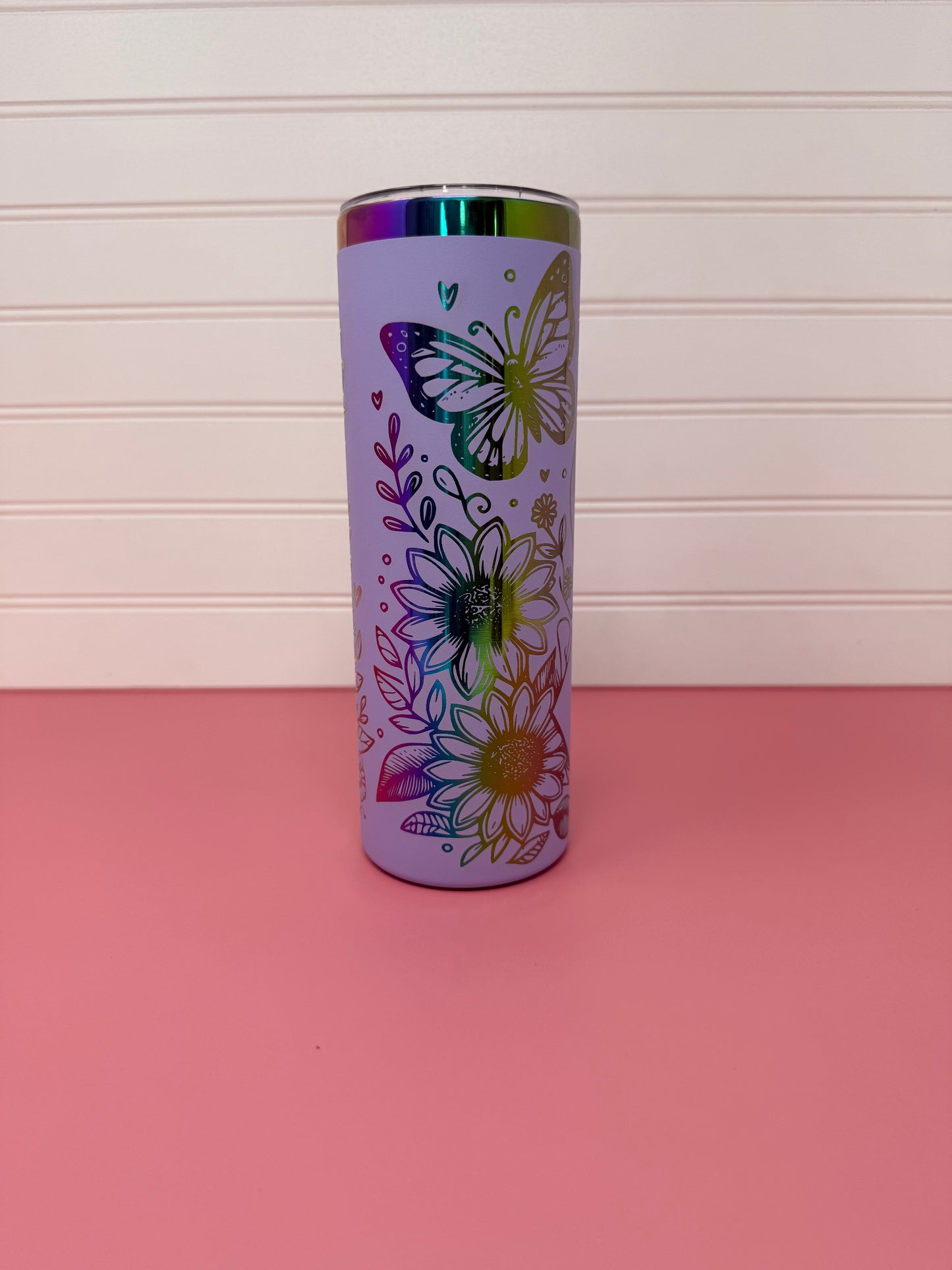 Cancer Awareness Ribbon 20oz Skinny Tumbler