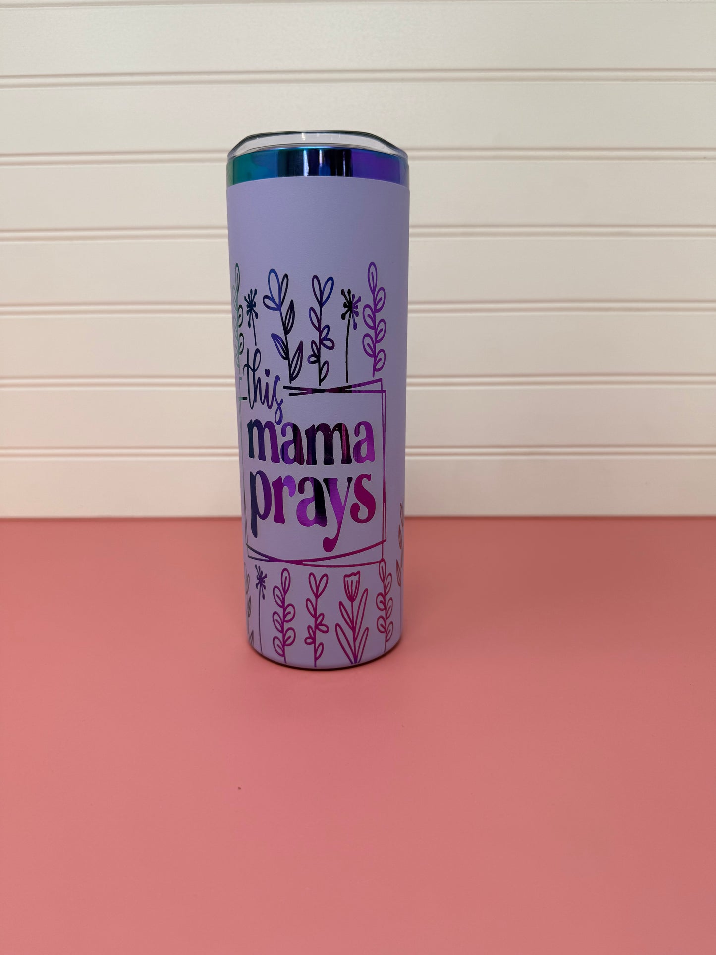 This Mama Prays 20oz Skinny Tumbler