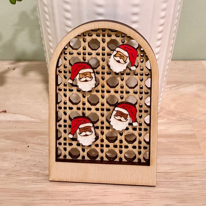Santa Clause Stud Earrings | Handmade Christmas Post Back Earrings