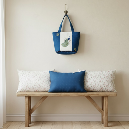 Peacock Embroidered Purse