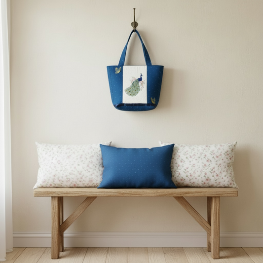 Peacock Embroidered Purse