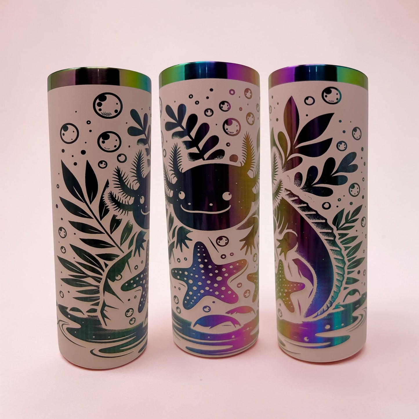 Axolotl Iridescent Tumbler