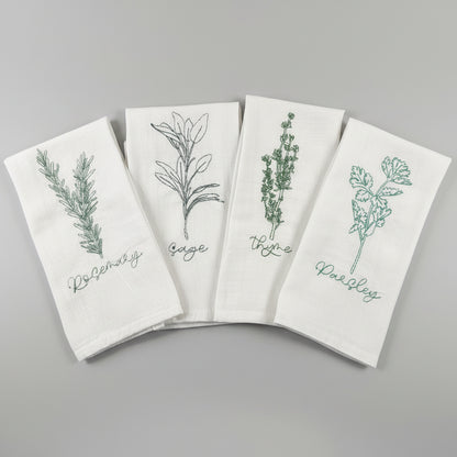 Spice Floral Tea Towel (Set of 4)
