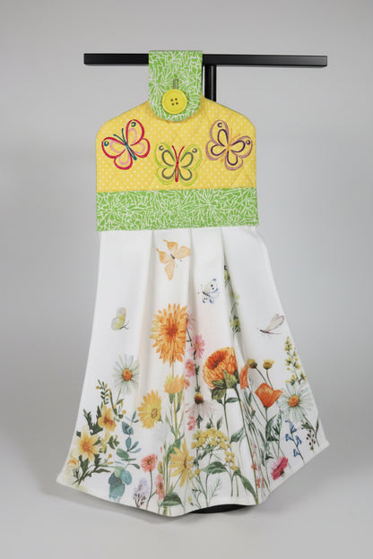 Butterfly Dish Towel with Topper