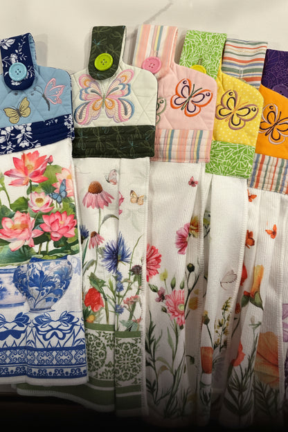 Butterfly Dish Towel with Topper