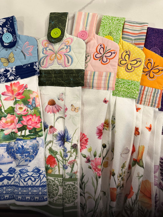 Butterfly Dish Towel with Topper