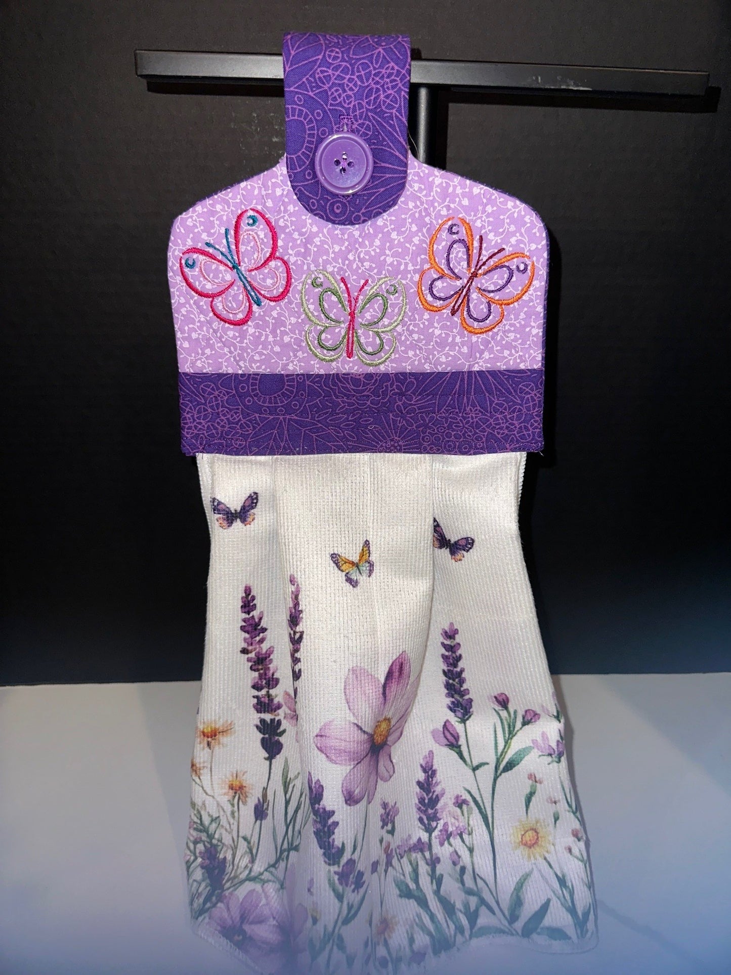 Butterfly Dish Towel with Topper