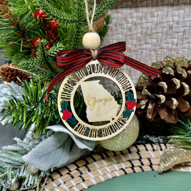 Georgia Home for the Holidays Ornament
