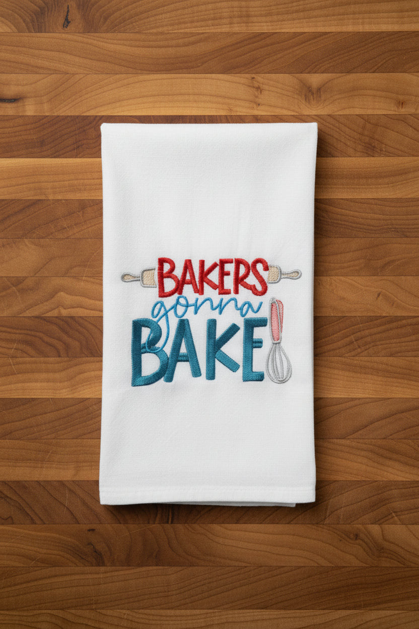 Bakers Gonna Bake Dish Towel