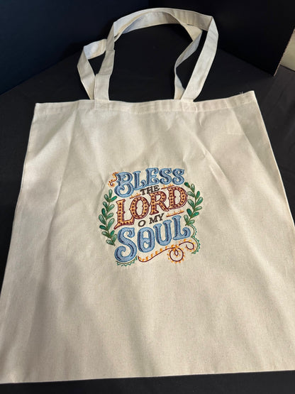 Bless the Lord Tote Bag