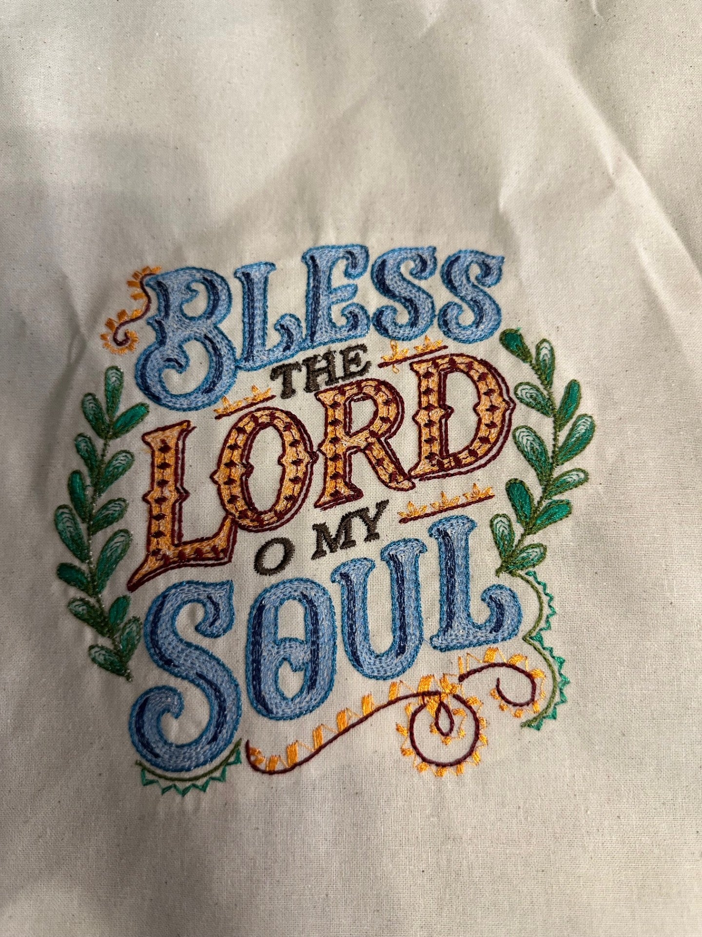 Bless the Lord Tote Bag