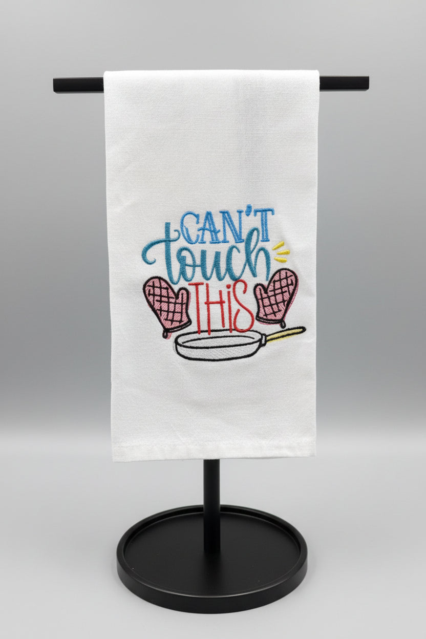 Funny "Can't Touch This" Dish Towel
