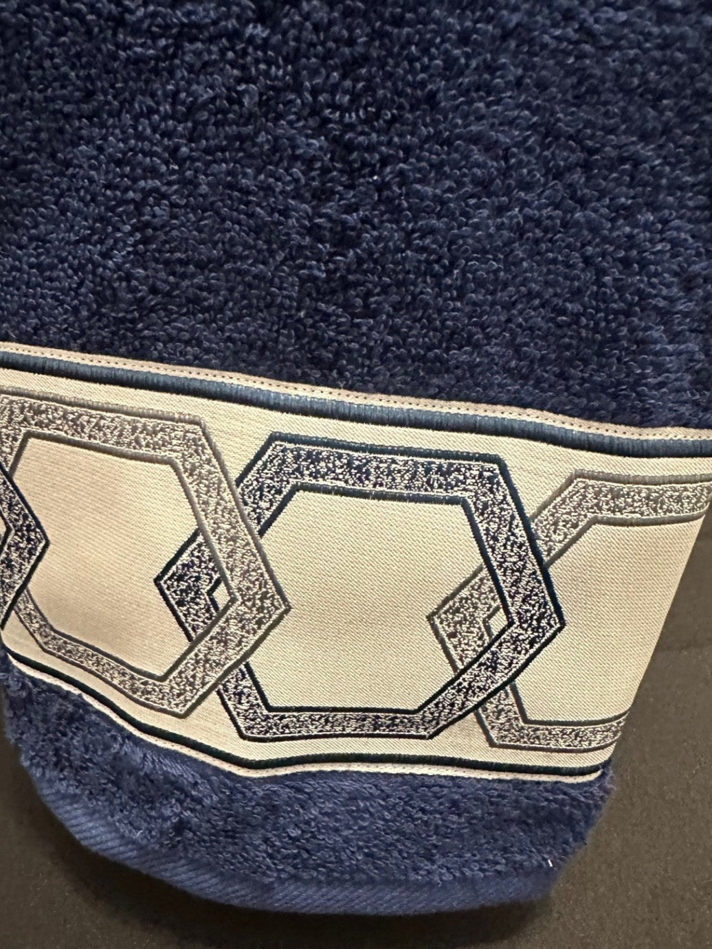 Blue Decorative Hand Towel