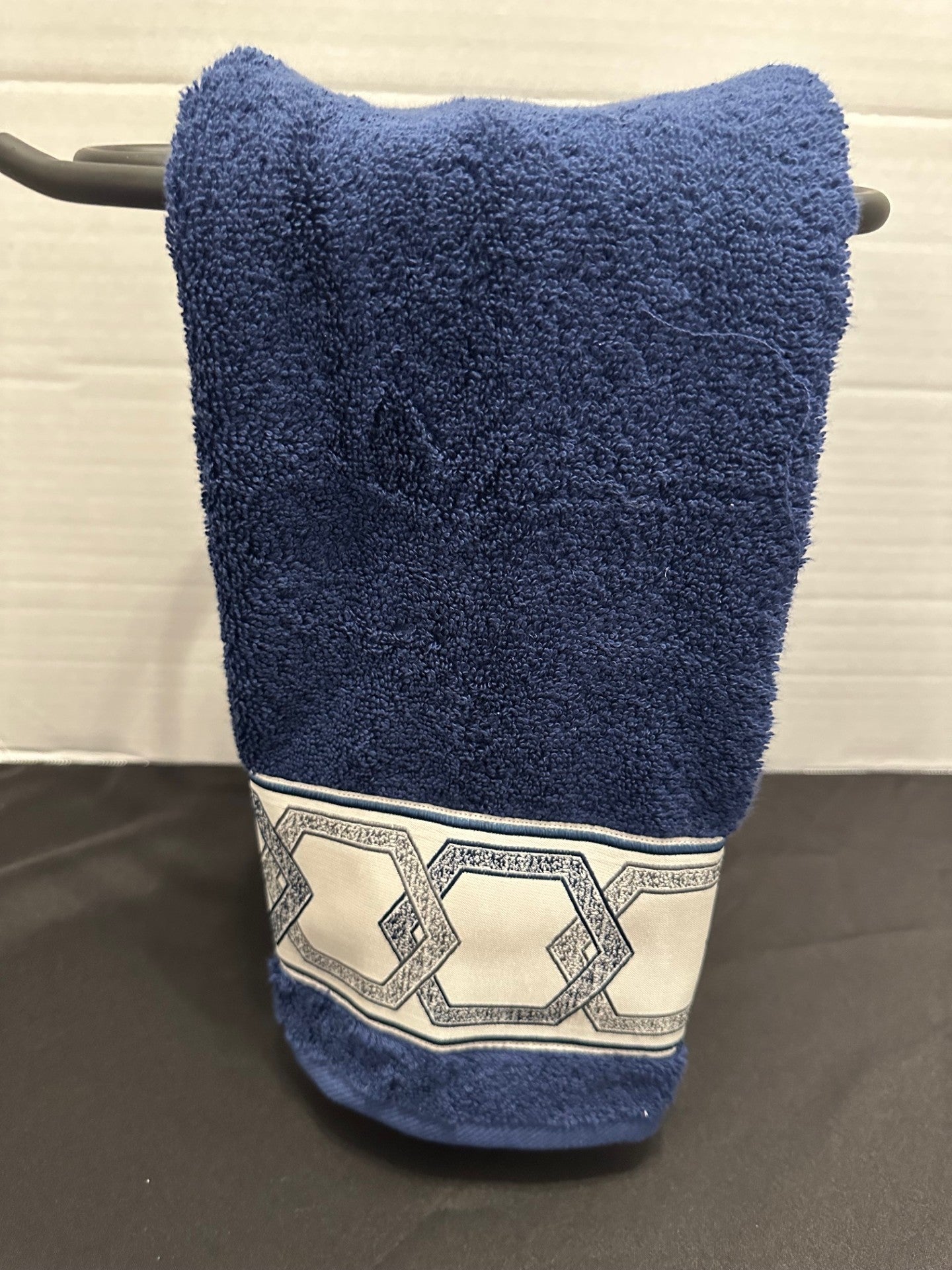 Blue Decorative Hand Towel