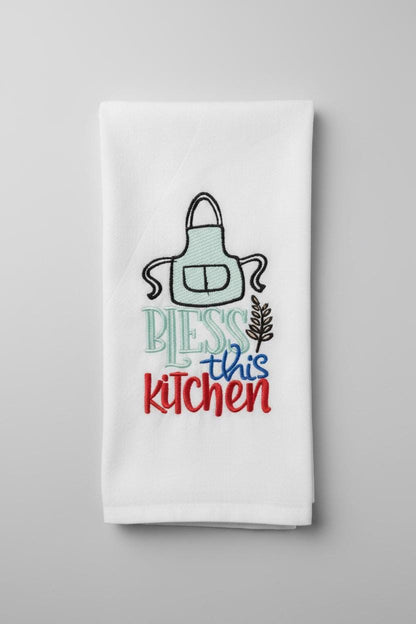 Charming Kitchen Towel Dish Towel Embroidered Tea Towel Cute Kitchen Decor Gift for Bakers Chefs Dish Rag Funny Towel