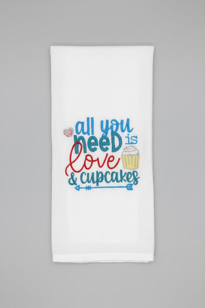 Charming Kitchen Towel Dish Towel Embroidered Tea Towel Cute Kitchen Decor Gift for Bakers Chefs Dish Rag Funny Towel