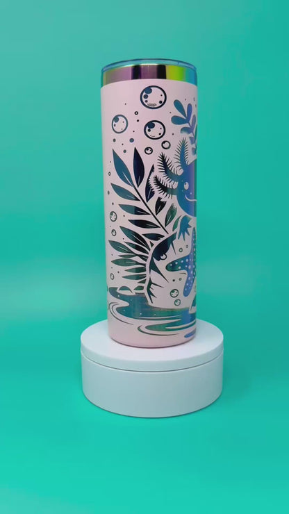 Axolotl Iridescent Tumbler