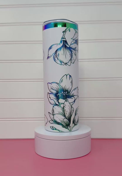 Simple Cherry Blossom 20oz Skinny Tumbler