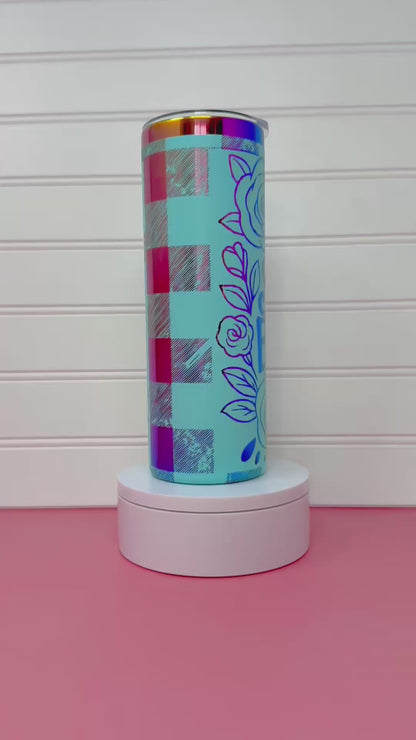 Simply Blessed 20oz Skinny Tumbler