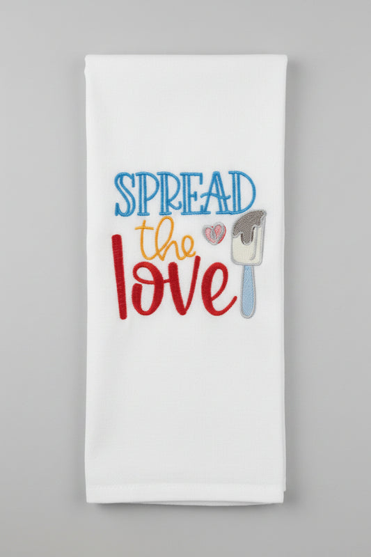 Funny "Spread the love" Dish Towel