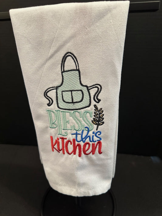 Bless this Kitchen Dish Towel