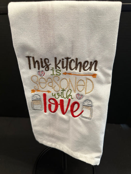 Kitchen seasoned... Dish Towel