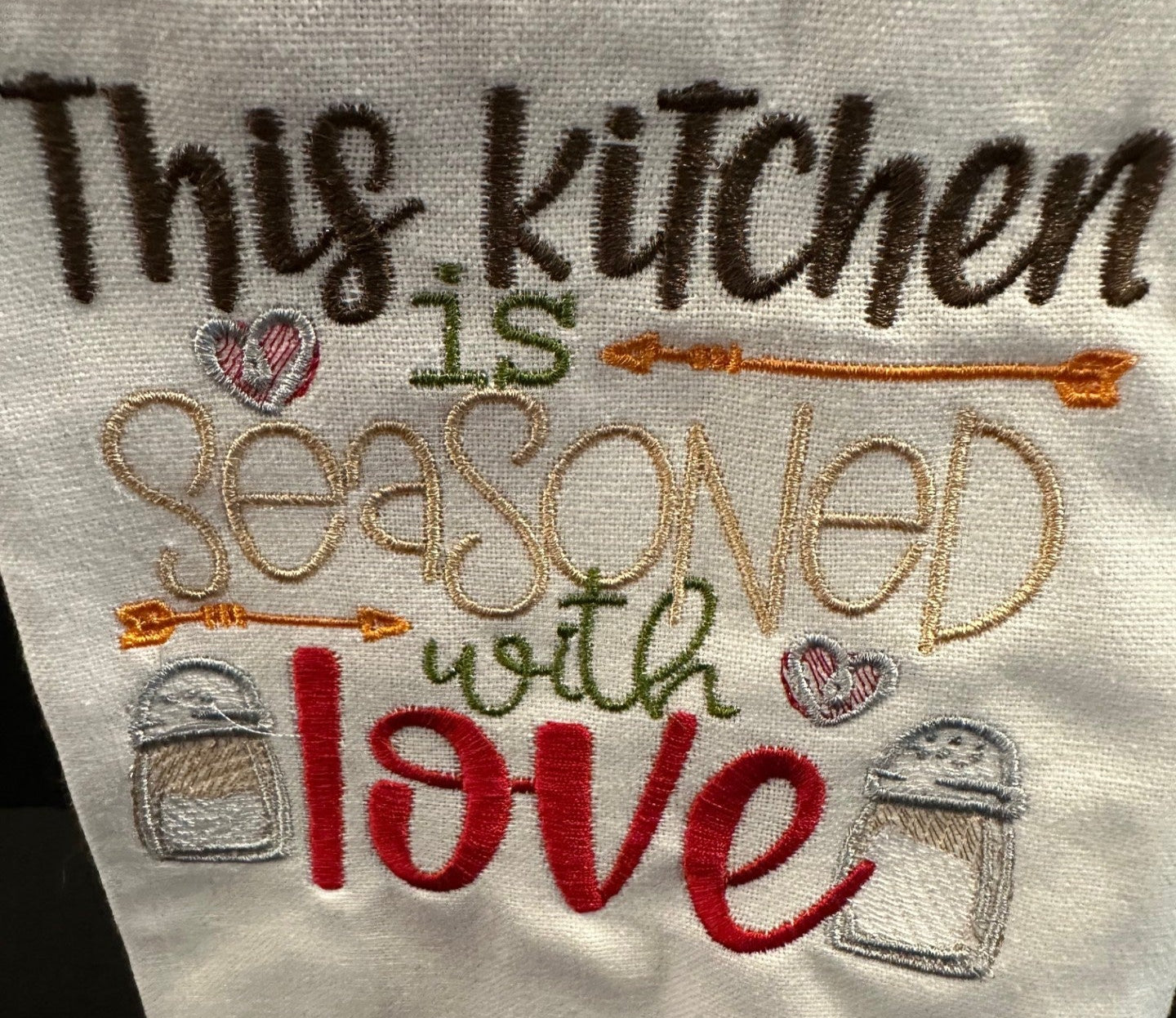 Kitchen seasoned... Dish Towel