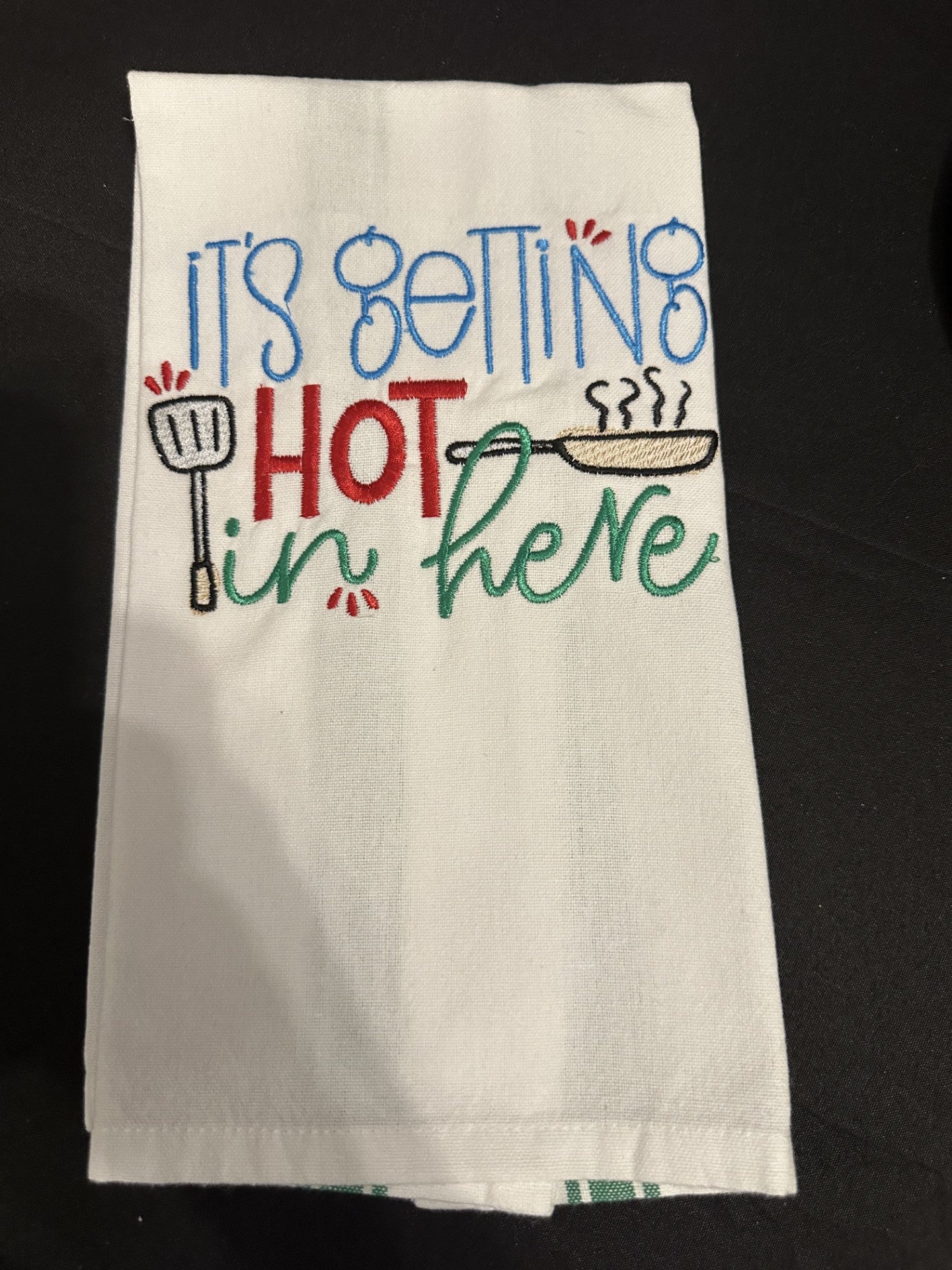 Funny "Hot in Here" Dish Towel