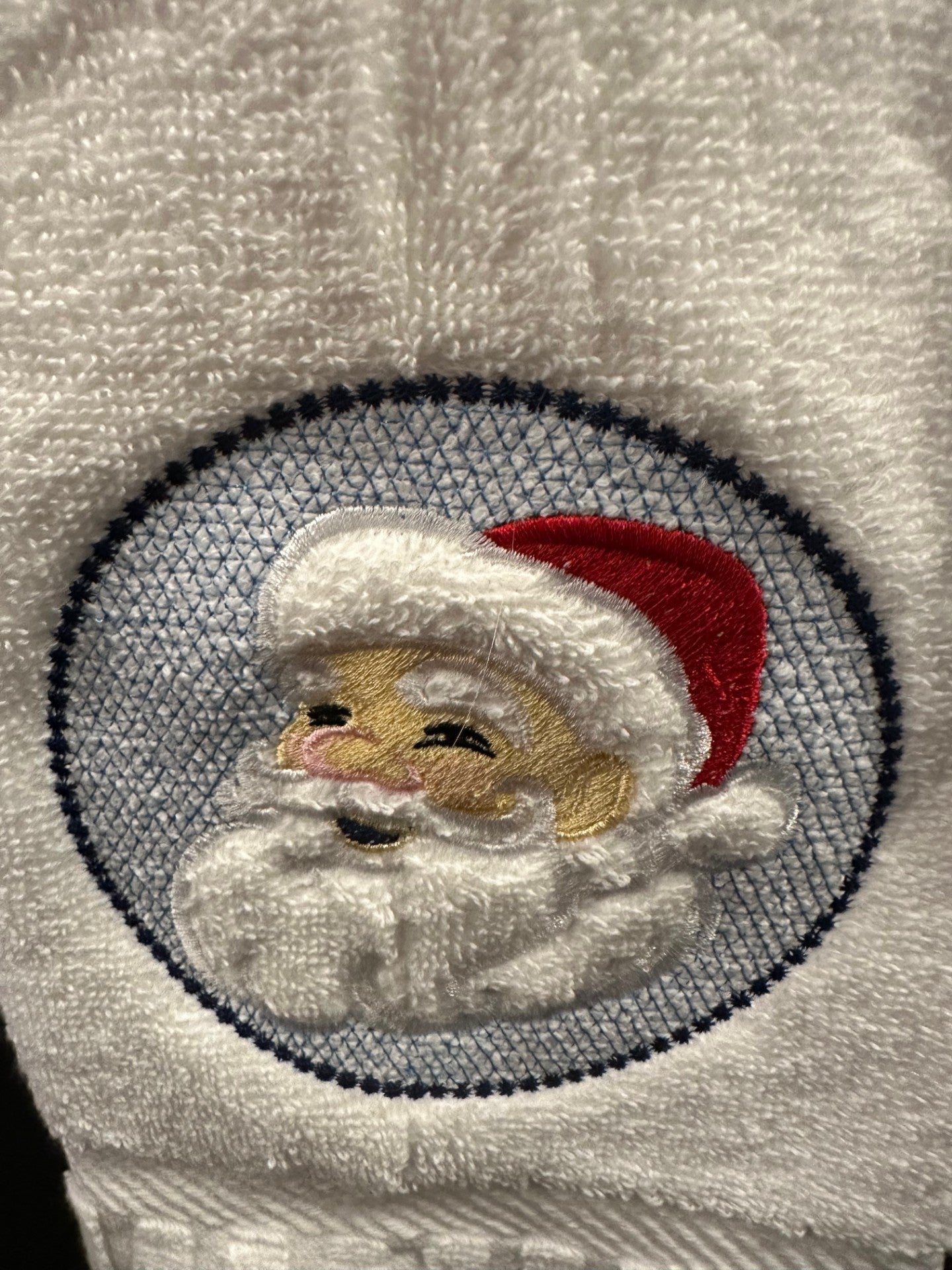 Santa Claus Embossed Towel