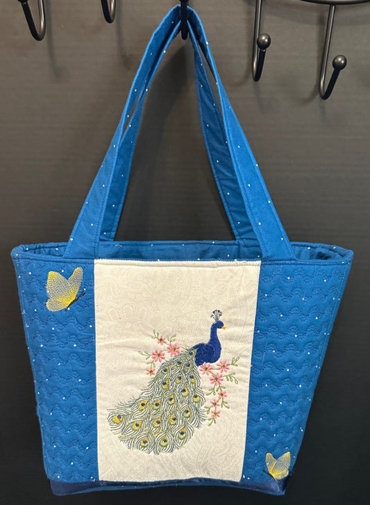 Peacock Embroidered Purse