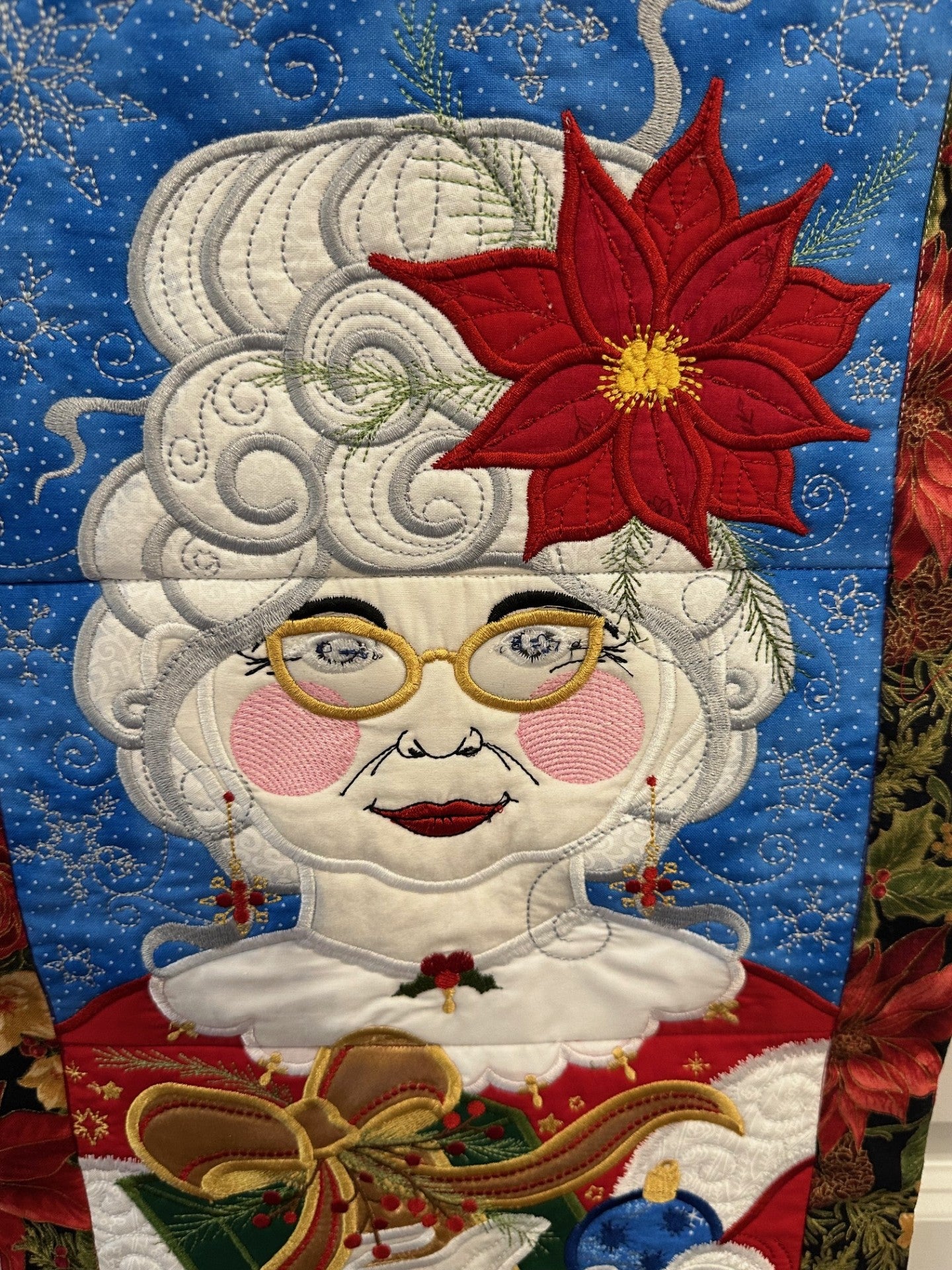 Mrs. Claus wall hanging