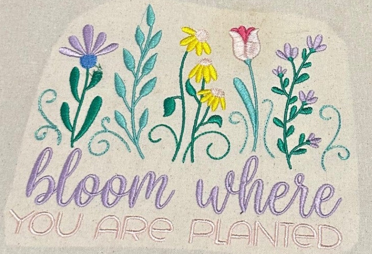 Bloom where Planted Tote Bag