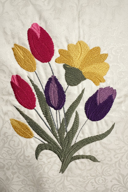 Tulip Bouquet Pillow
