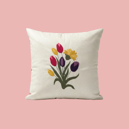 Tulip Bouquet Pillow